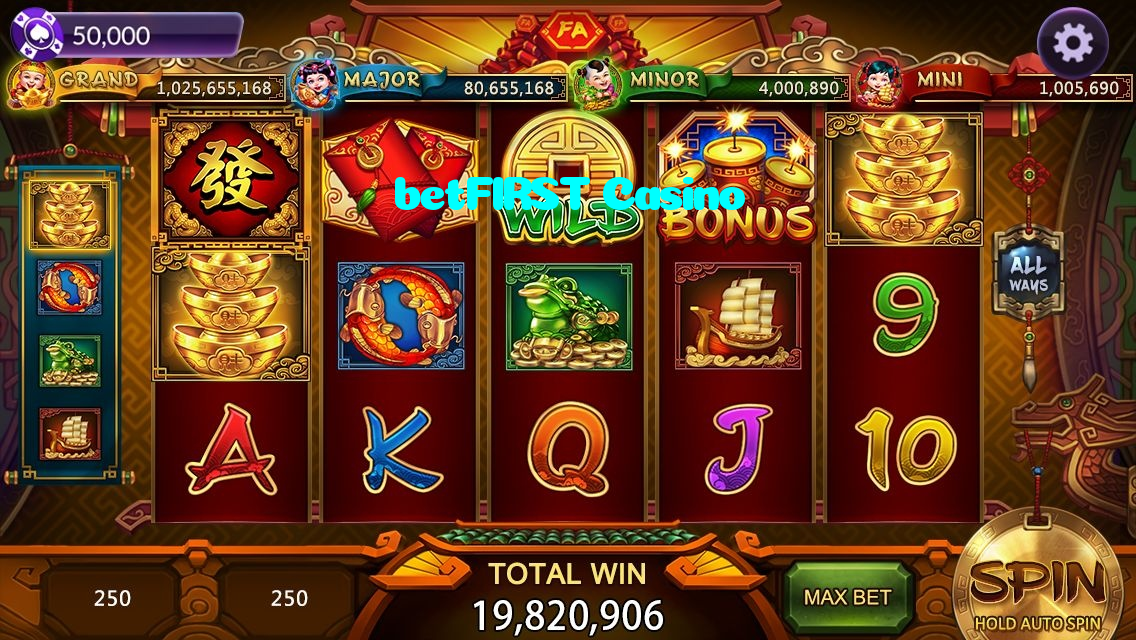 available types of betFIRST Casino bet including pre-match live express and system bets